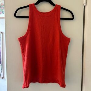 Madewell Orange Tank Top